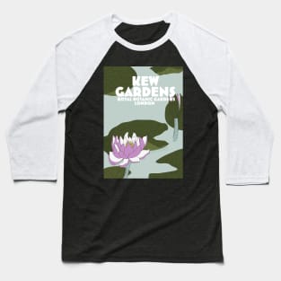 Kew Gardens, London travel poster Baseball T-Shirt